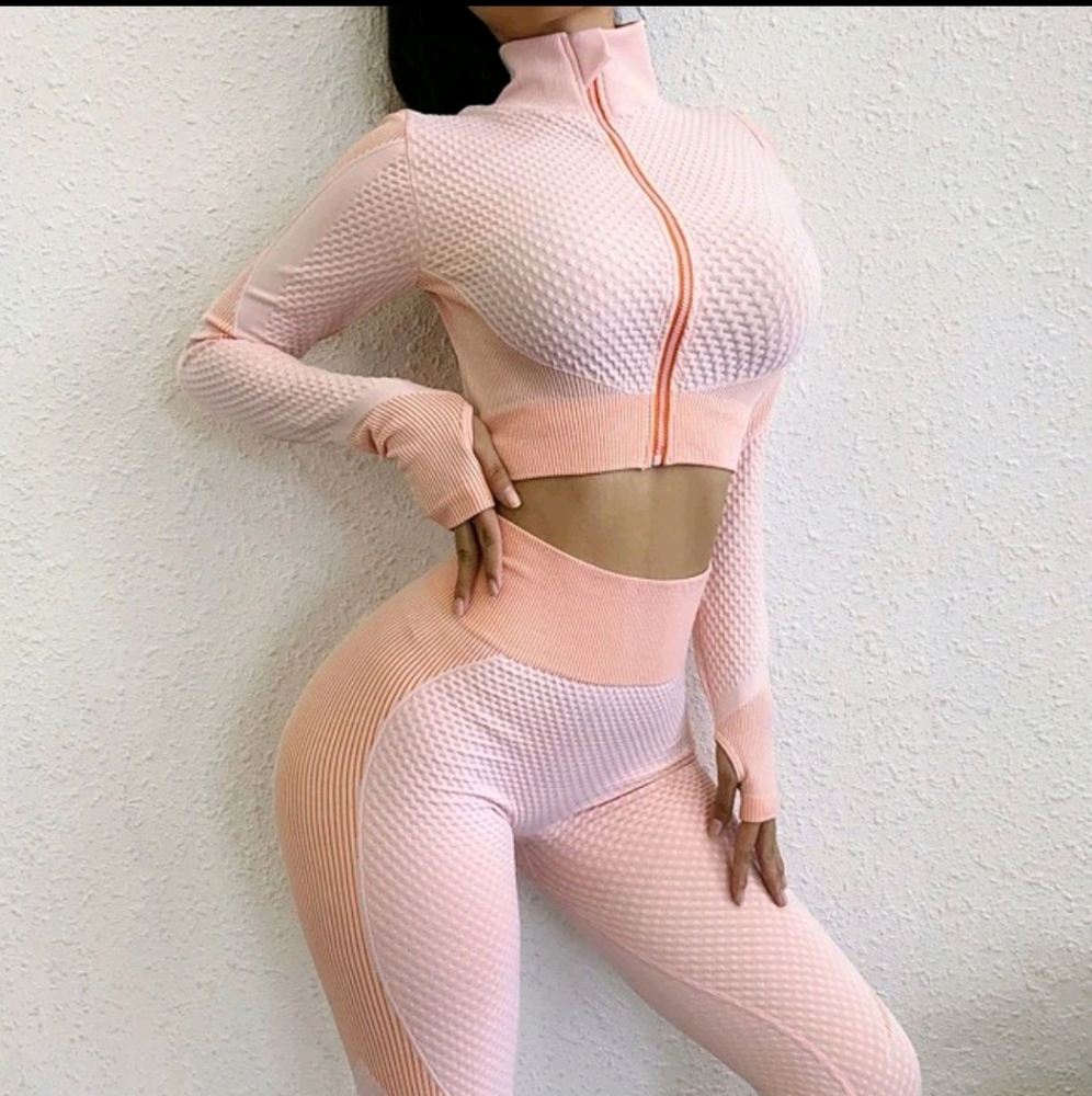 New 2 piece tracksuit yoga suit